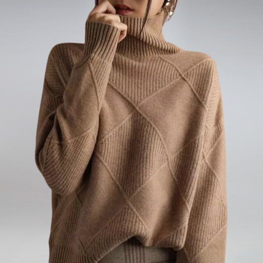 Eline | Luxe Wool High-Neck Sweater