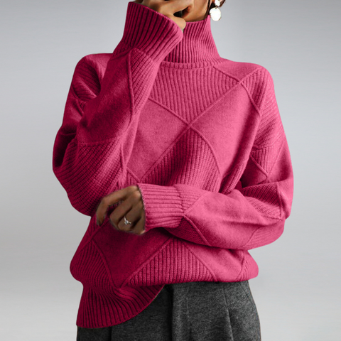 Eline | Luxe Wool High-Neck Sweater