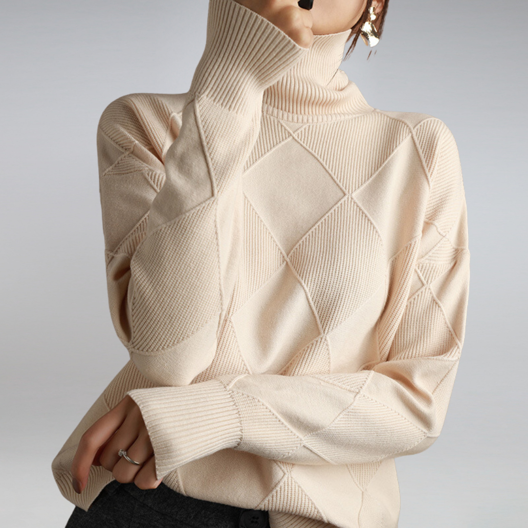 Eline | Luxe Wool High-Neck Sweater