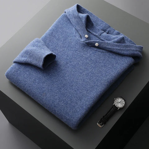 Elliot | Versatile Henley Sweater