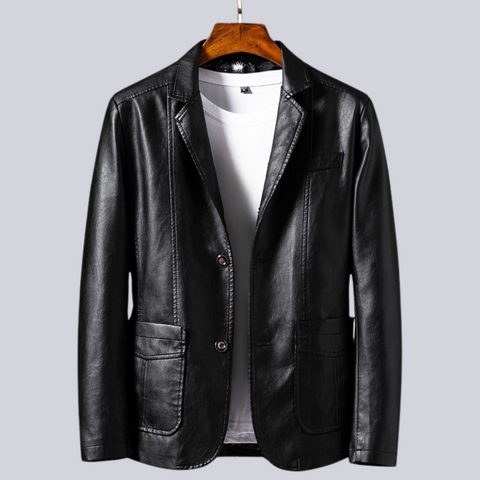 Soren | Classic Distressed Leather Jacket