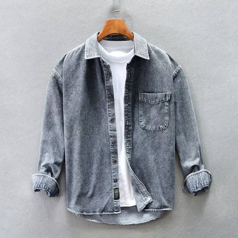 Eli | Slim Fit Denim Blouse